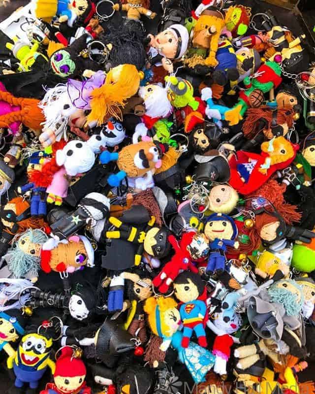 Handmade key rings – superheroes, toys, anything you can think of…