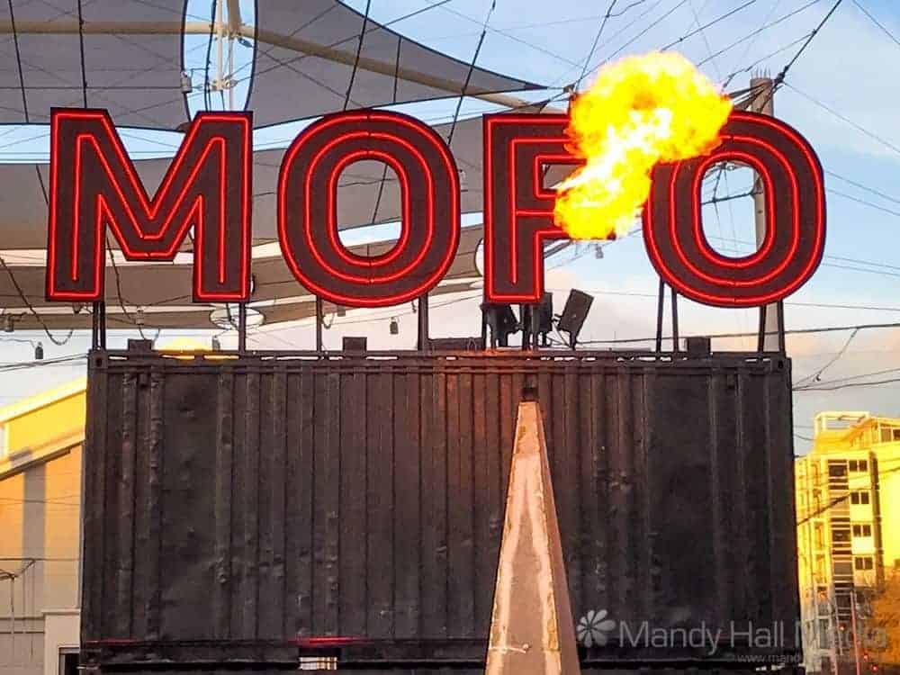 The entrance to Dark Mofo, June 2017