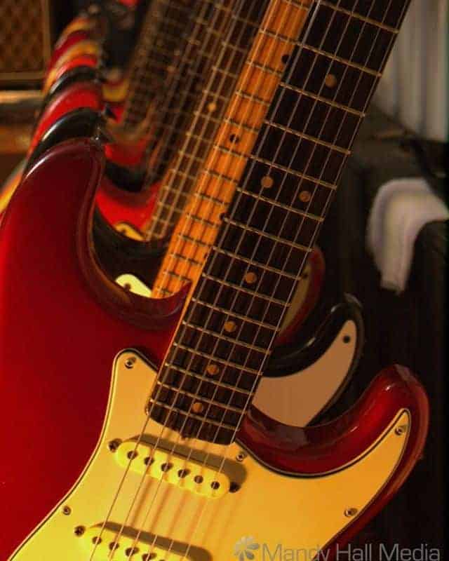 Strats, all lined up