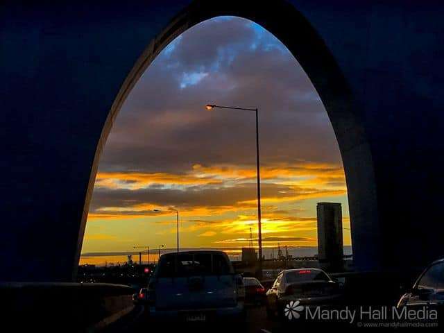 Sunset over Melbourne