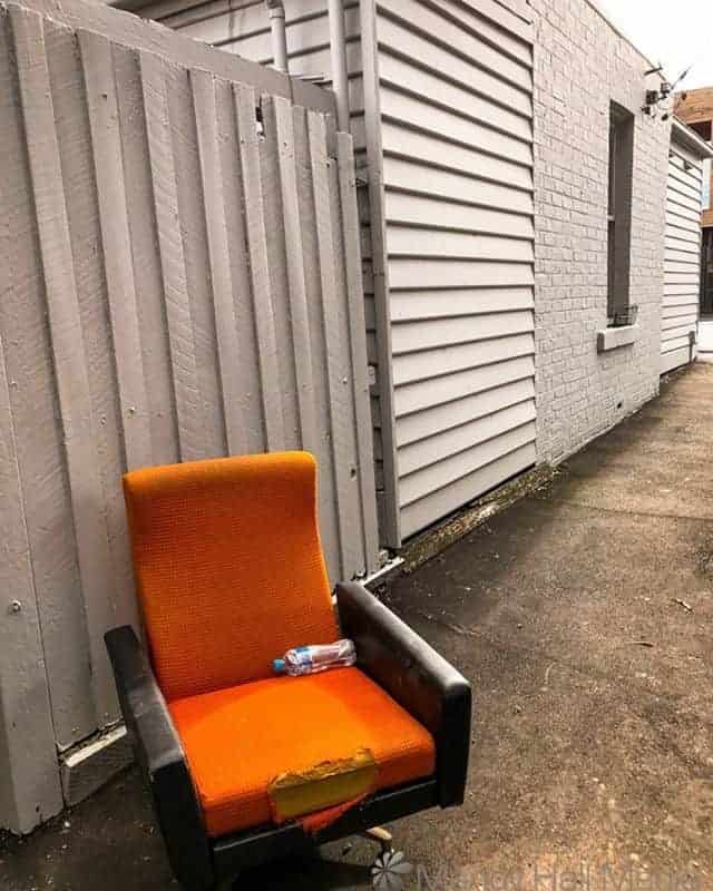 Orange chair