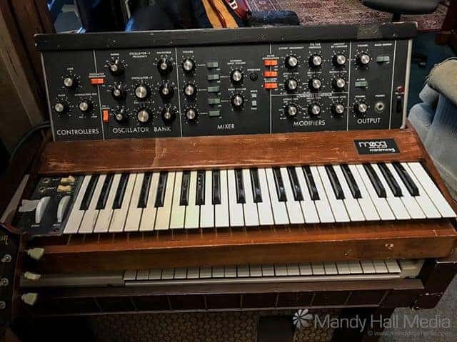 Old Moog at Oceanic Studio