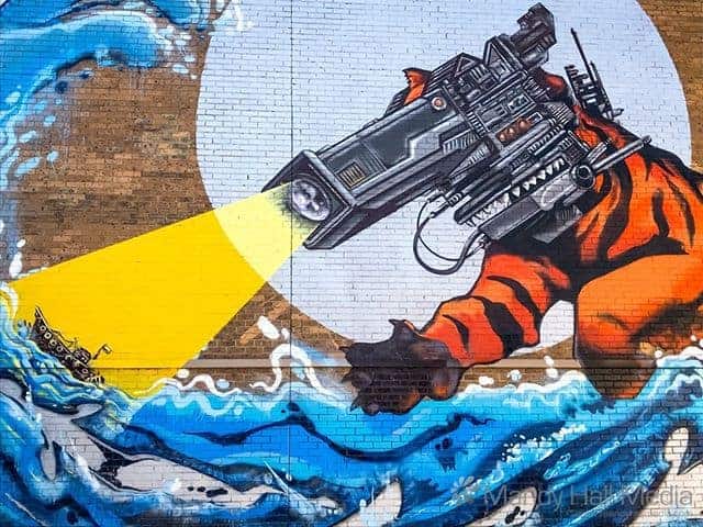 Mural in St Kilda