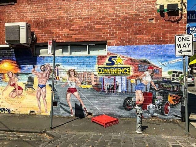 Mural in St Kilda