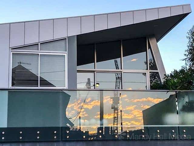 Sunrise in the balcony