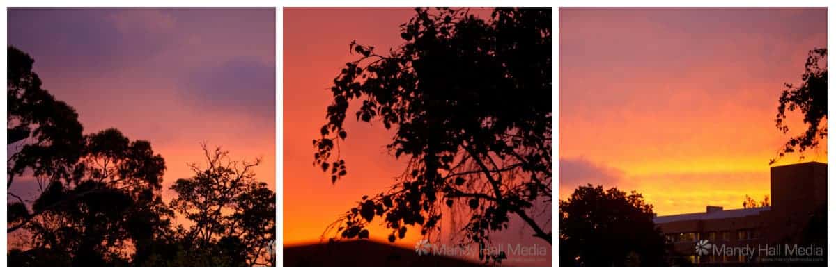 Lovely coloured sunset
