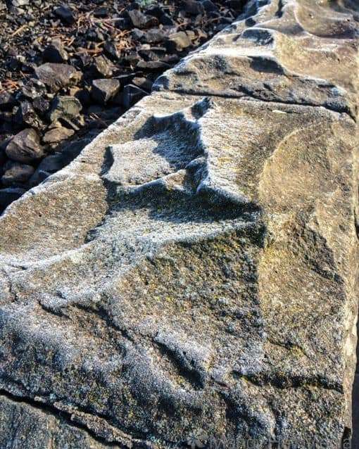 Frost on the wall