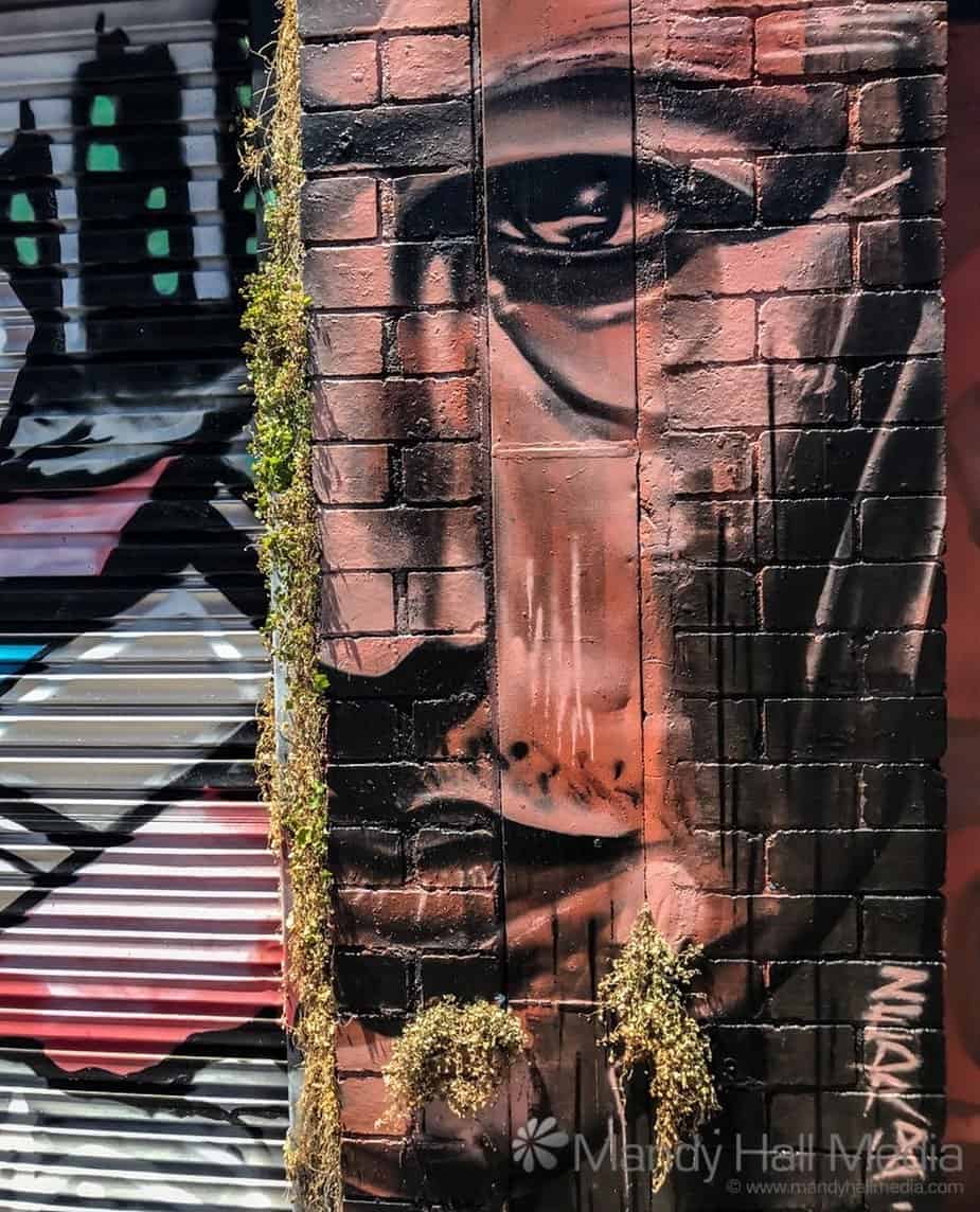 Face on the wall
