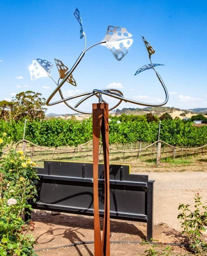 Rudi Jass ‘ Ginkgo Tree ‘ at Art in the Vines at Hanging Rock Winery
