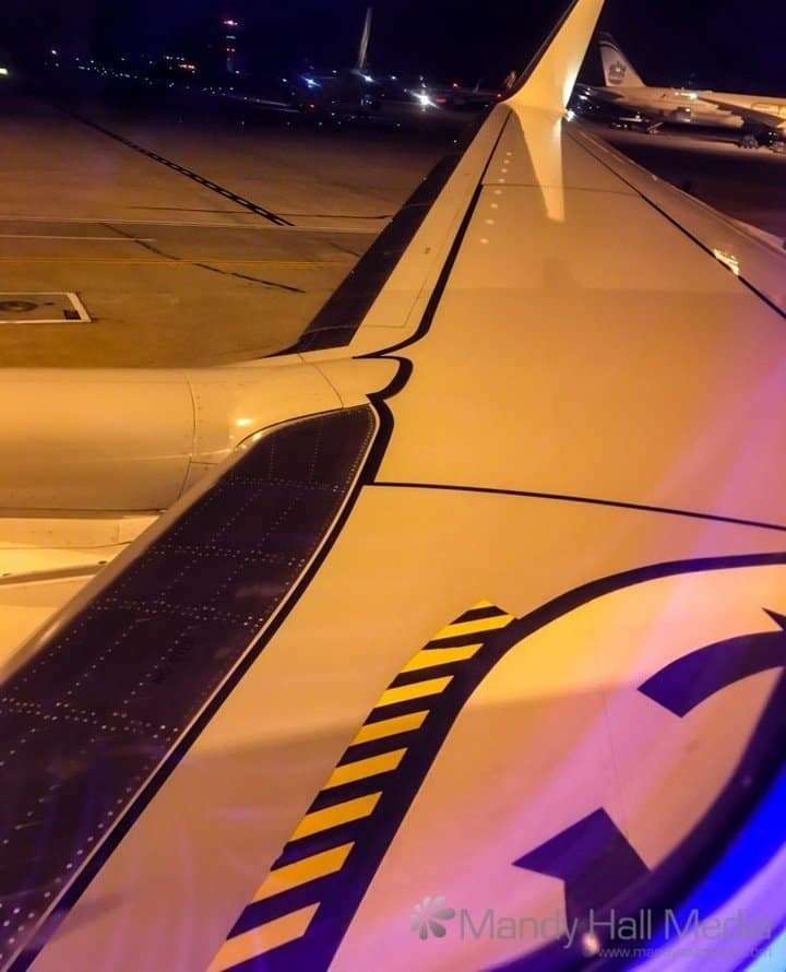 Evening from the plane