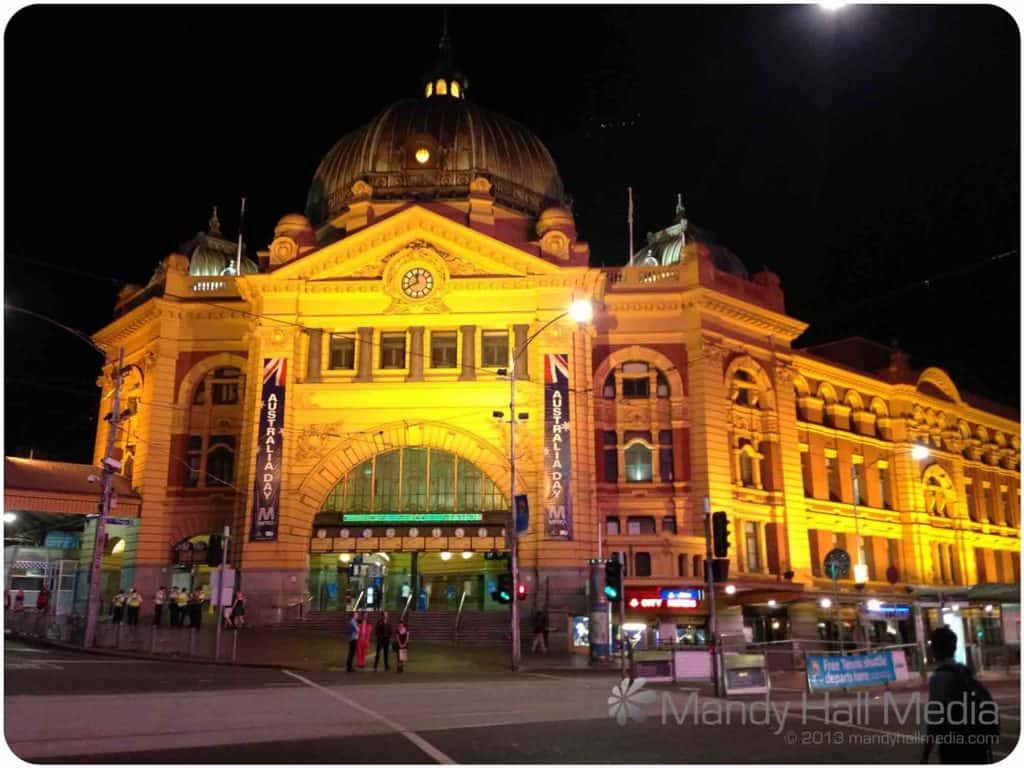 Flinders st station.
