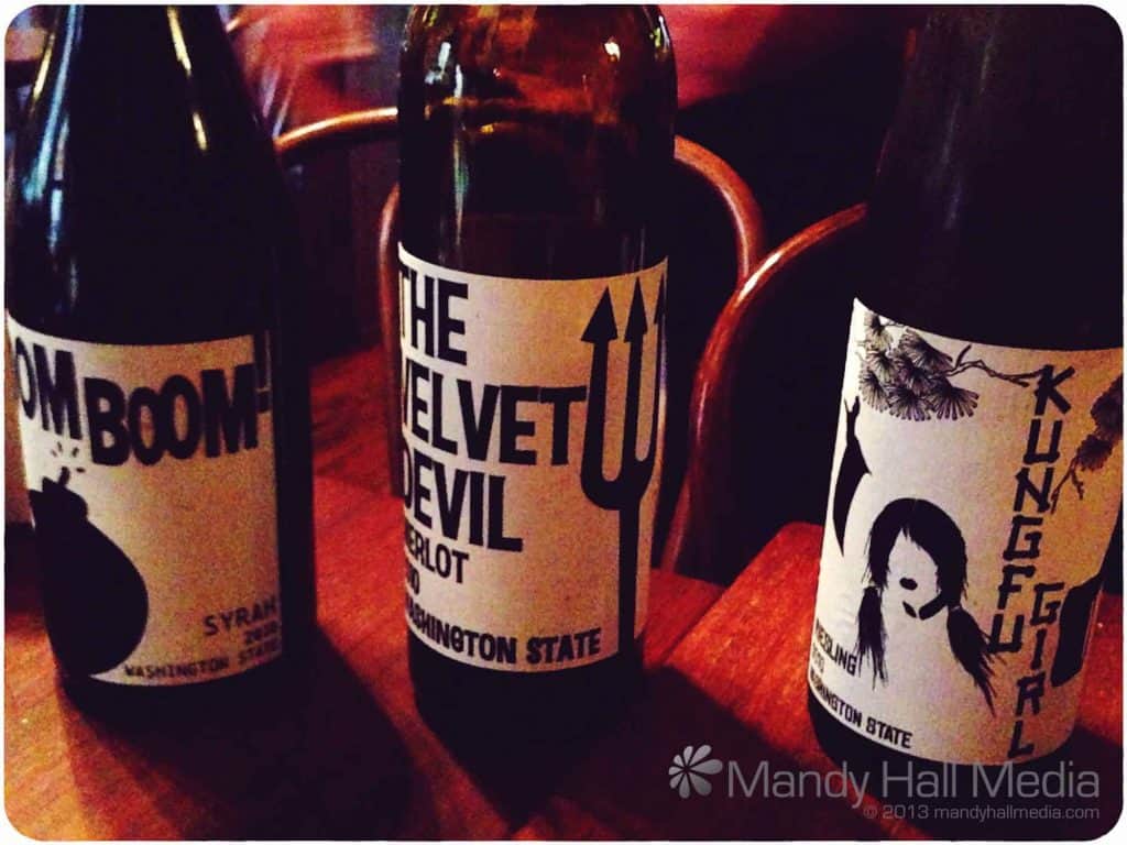 Wine tasting. These were good, you should try them