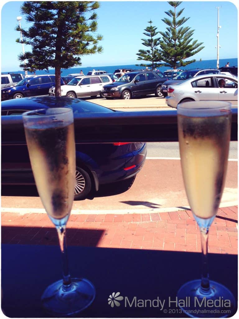 Birthday breakfast on Cottesloe Beach