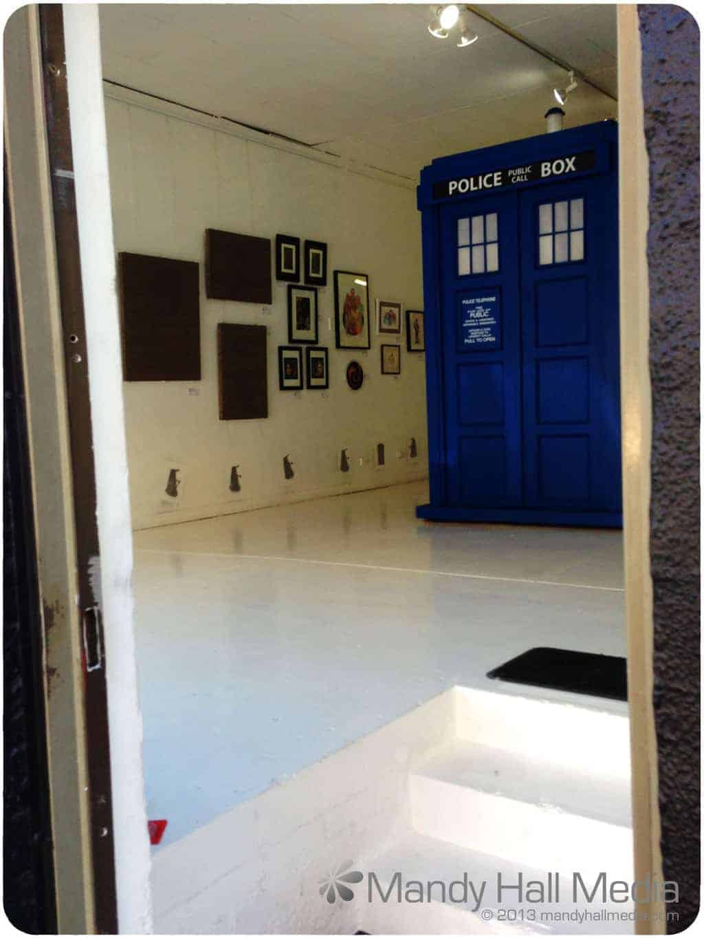 Doctor Who exhibition at Art Boy gallery in Prahran