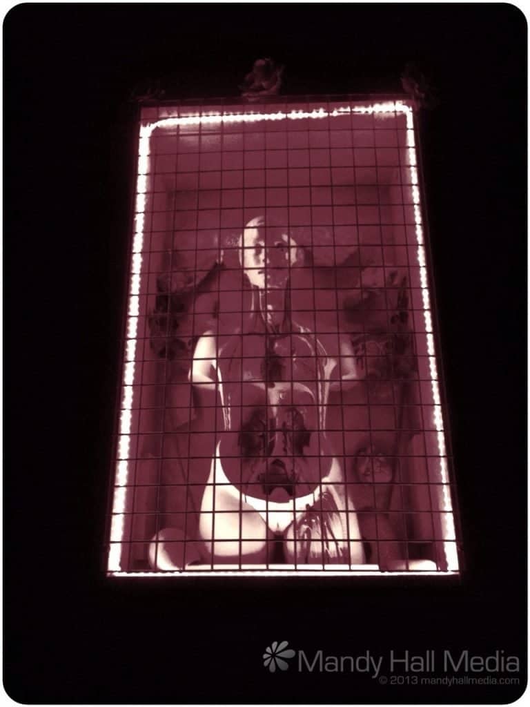 Installation on the wall in a Kings Cross bar