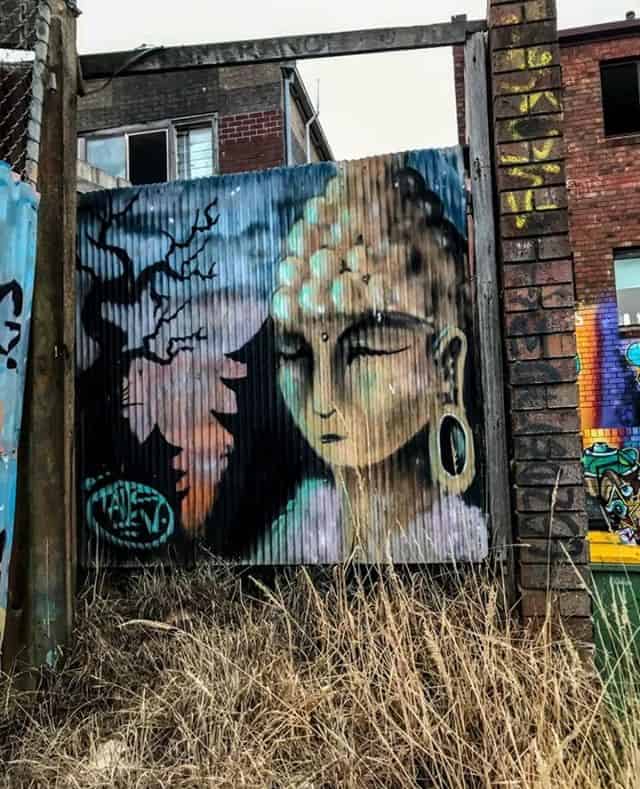 Lady on the wall⠀