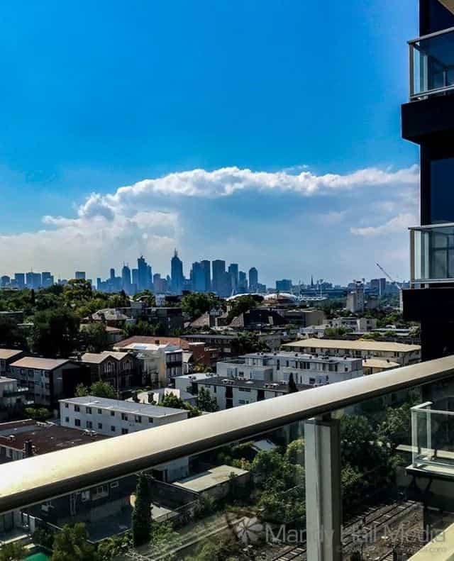 Melbourne in the distance⠀