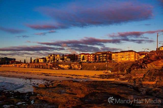 Sunrise over Maroubra Beach⠀