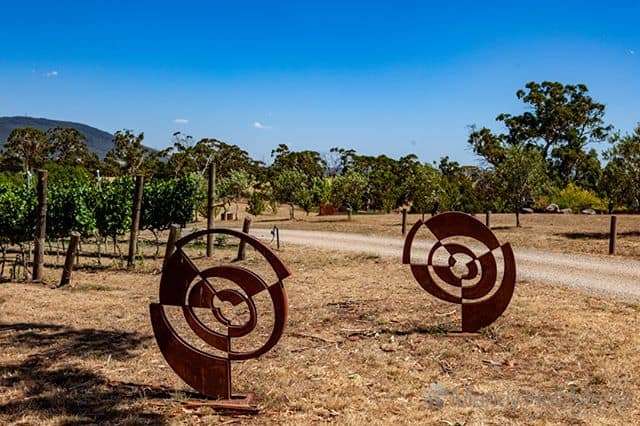 Chris Flenley ‘ We are each other ‘ I & II at Art in the Vines at Hanging Rock Winery⠀
