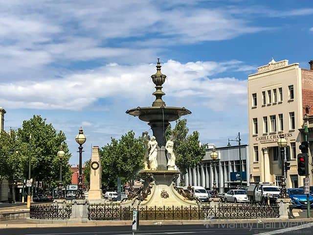 Alexandra fountain in Bendigo