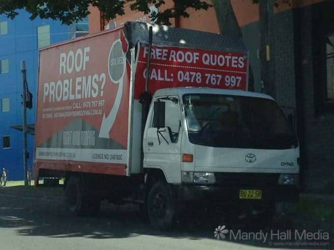 Yes, you do have roof problems, Not the best.