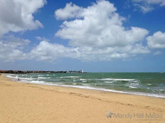 Beautiful summer afternoon on St Kilda foreshore