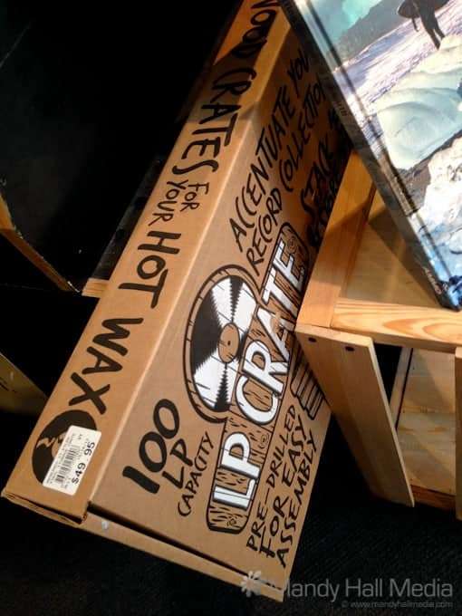 For just $50 you can buy some bits of wood to make a crate to store your records. Just like you used to be able to get off the side of the road for free. Next they’ll be selling milk crates.
