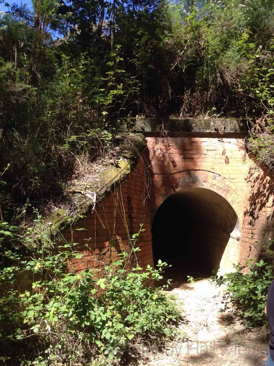Very old viaduct under the railway line