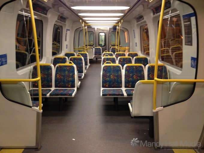 My very own train. Where should I sit?