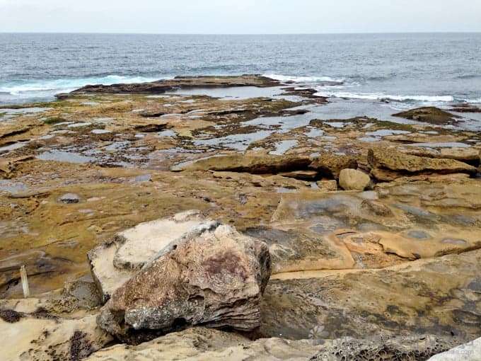 Grey day at the beach in Maroubra