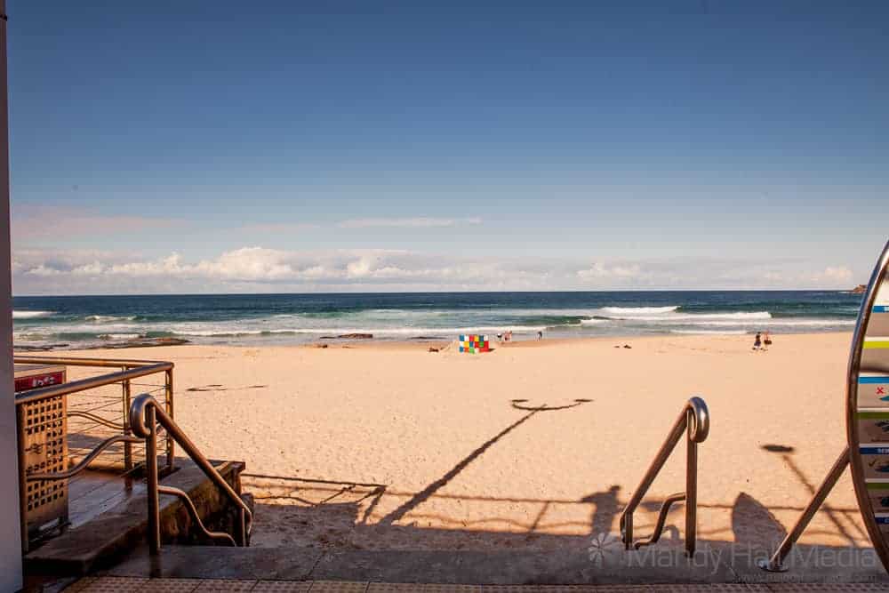 Looking out over Maroubra Beach