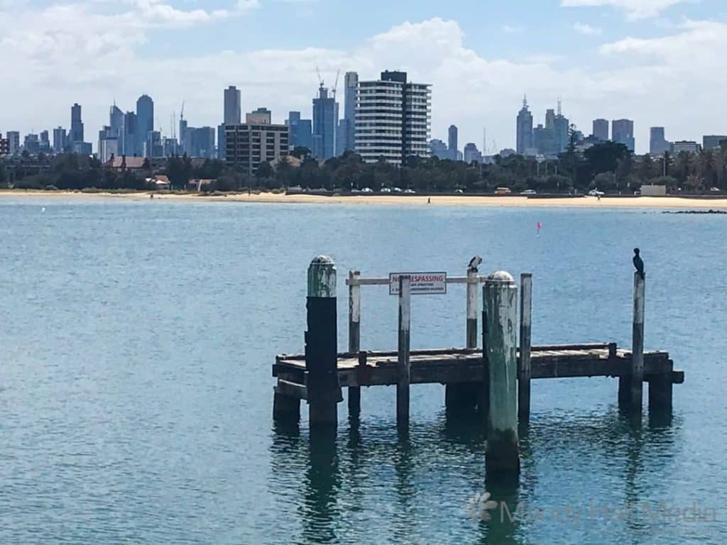 Looking at Melbourne from St Kilda