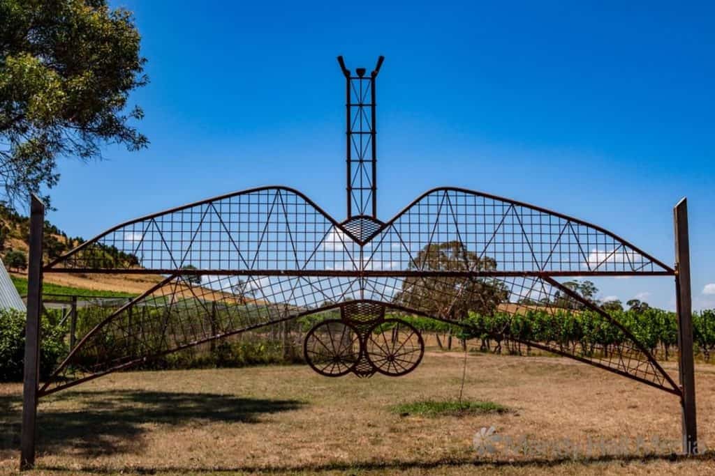 Crazy Dragonfly by Moz Moersi at Art in the Vines at Hanging Rock Winery