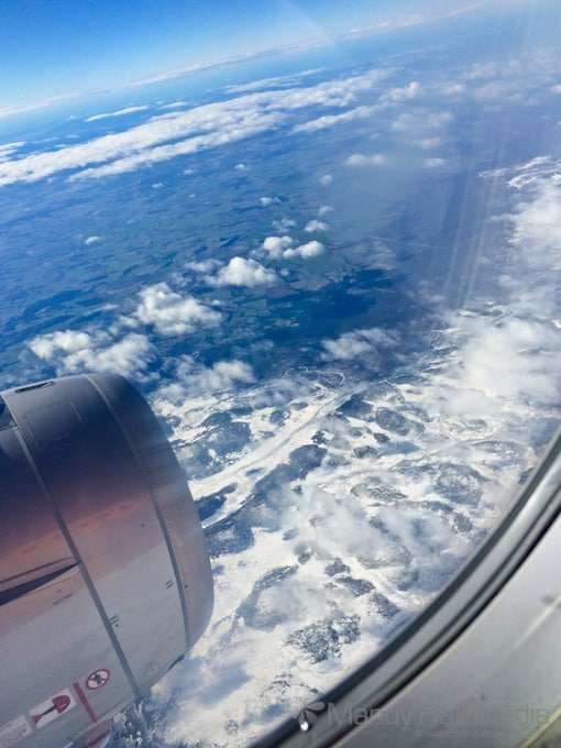 Snow over Tasmania