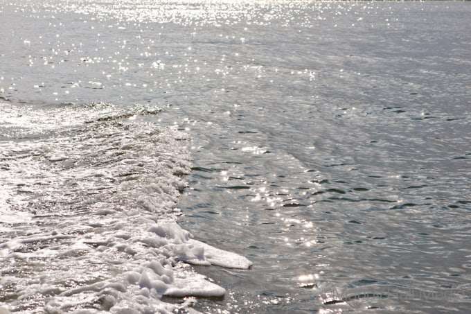 Sun on the water
