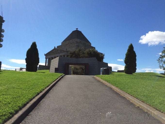 The Shrine of Remembrance in Melbourne