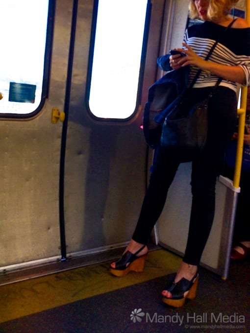 Sandy from Grease was on my train today