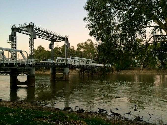 Bridge across the murray river