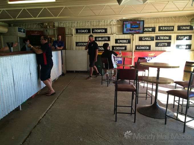 Getting ready for the trots at the Swan Hill jockey club