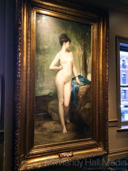The famous Chloe painting at Young & Jacksons pub