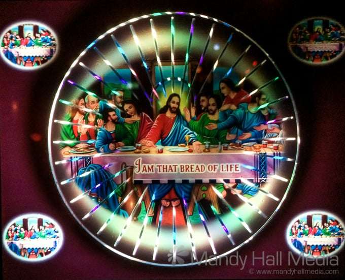 Scary last supper clock