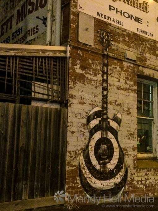 Zak Wylde guitar on a wall