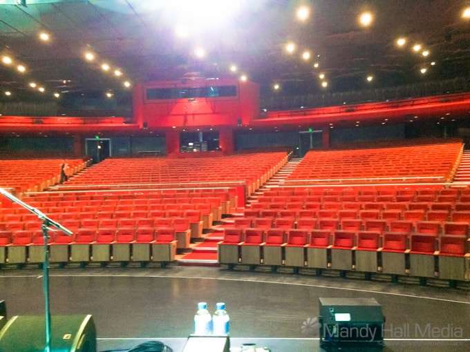 From the stage at Jupiter’s Casino From the stage at Jupiter’s Casino