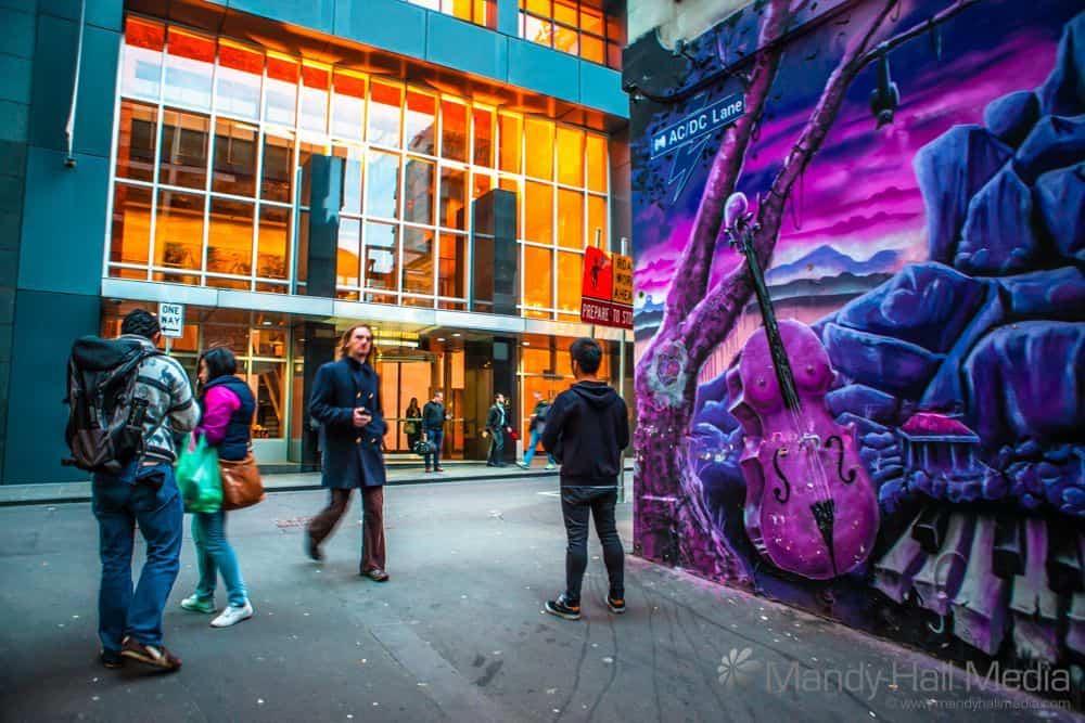 ACDC Lane in Melbourne