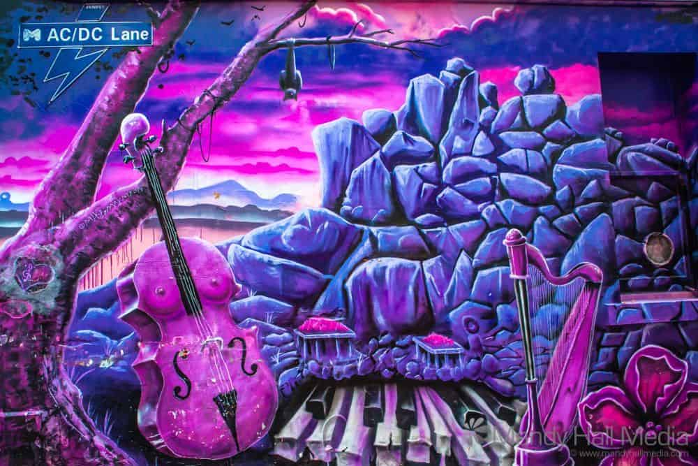 ACDC Lane in Melbourne