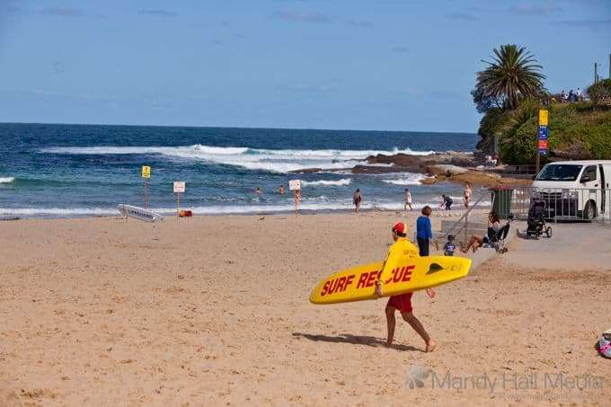 Cronulla Beach surf rescue