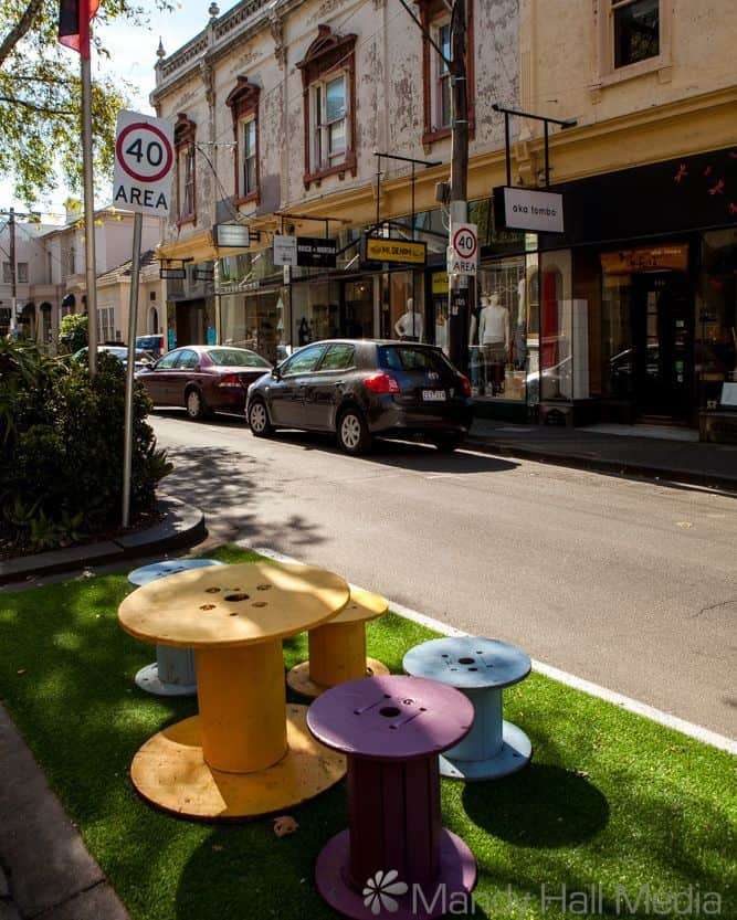 More seating in Greville Street