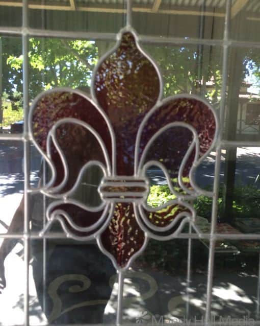 Fleur De Lis window