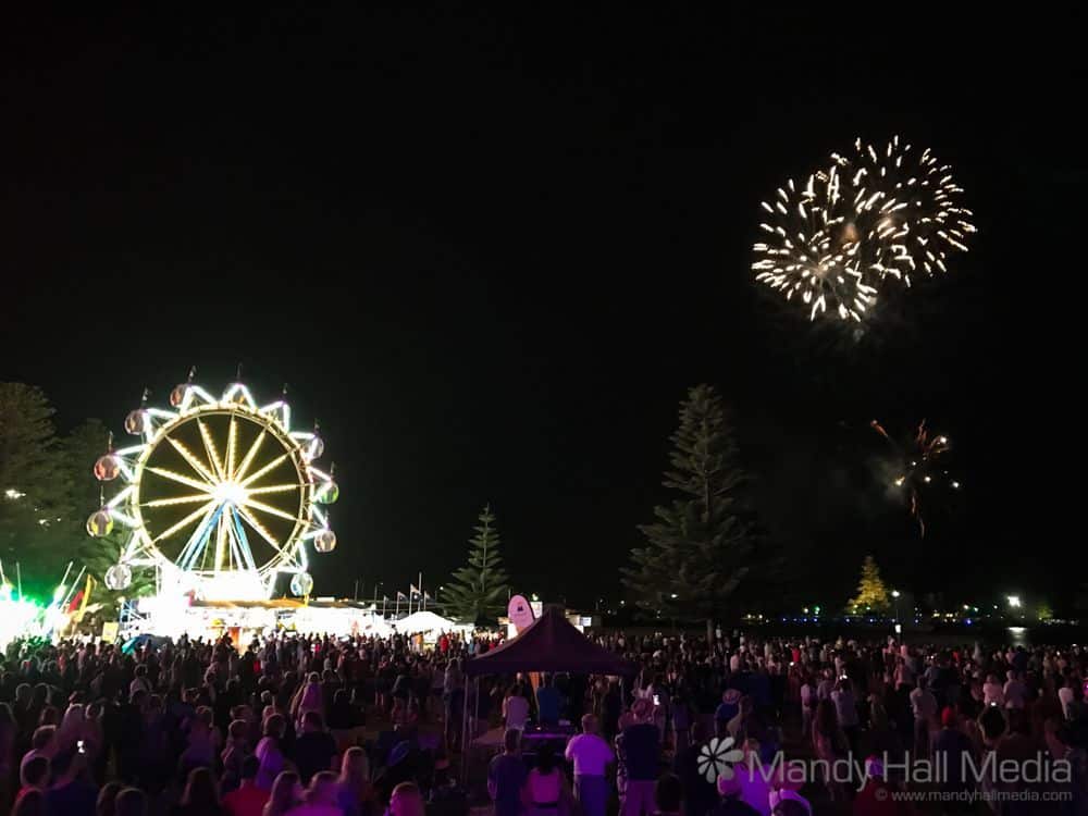 Fireworks at the Entrance for Australia Day