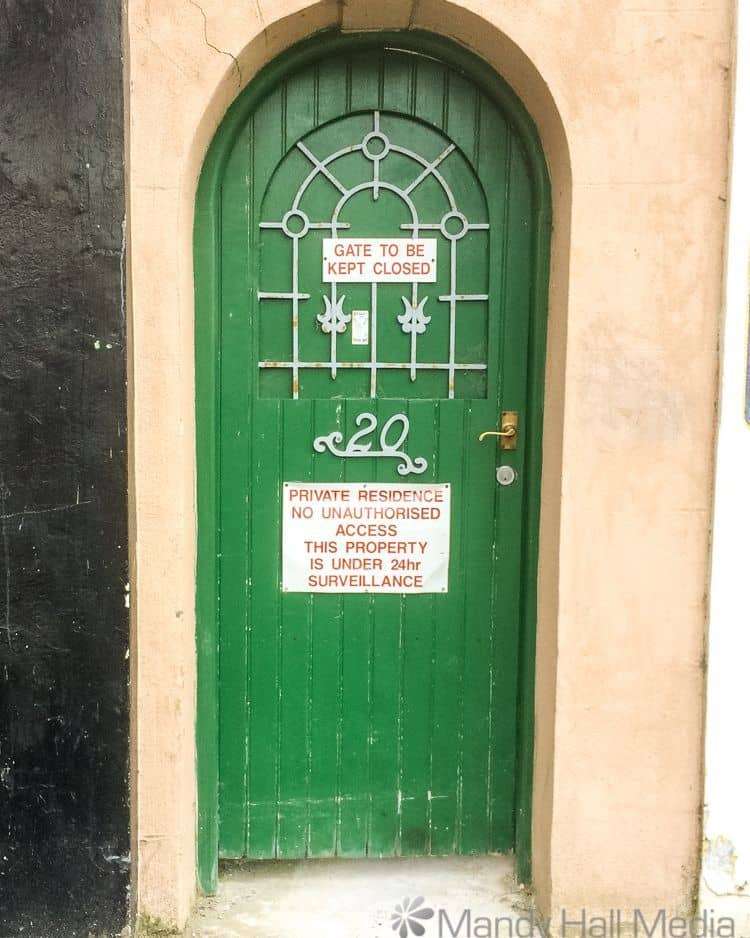 Old gate at No. 20